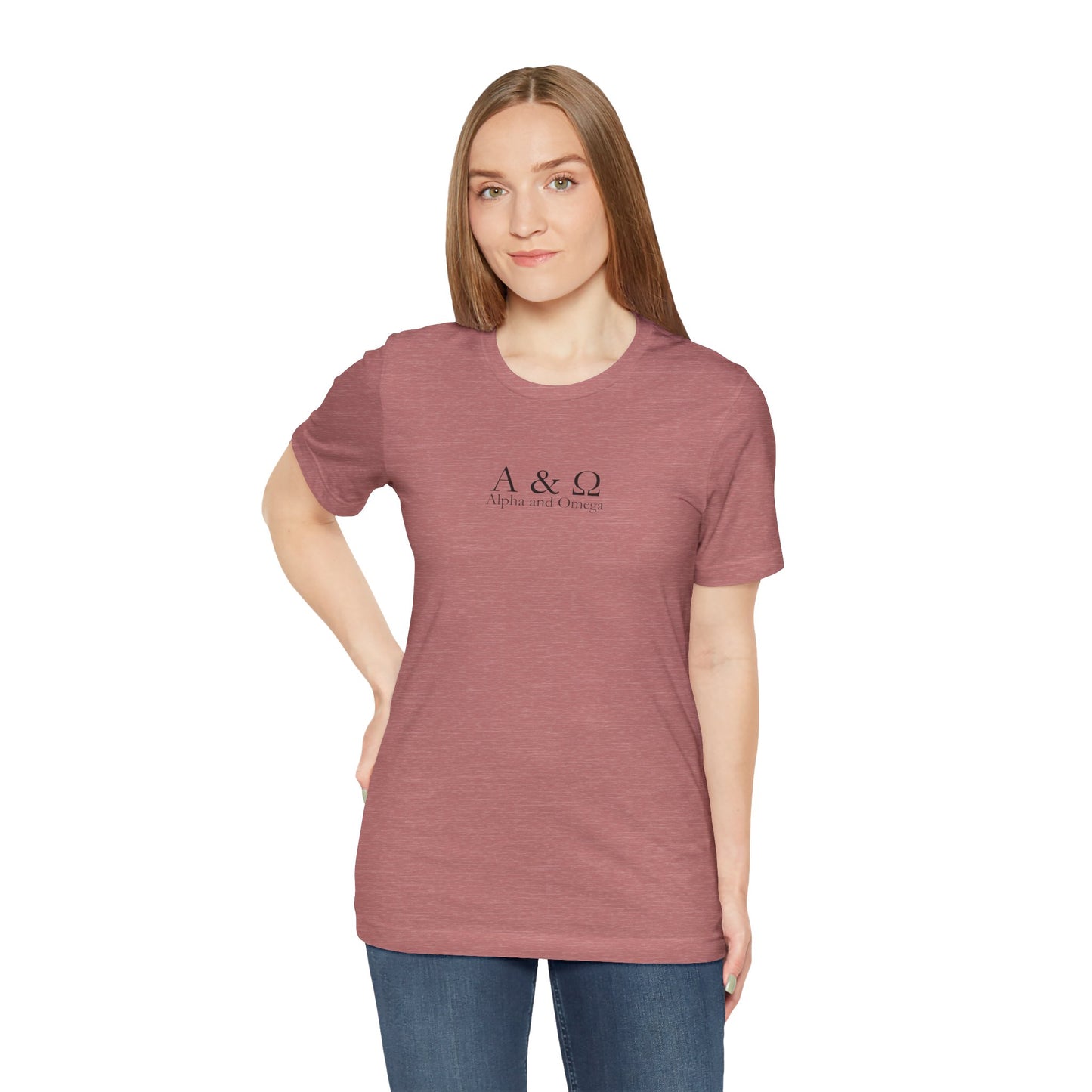Alpha & Omega – Christian Symbol T-Shirt (Revelation 22:13)