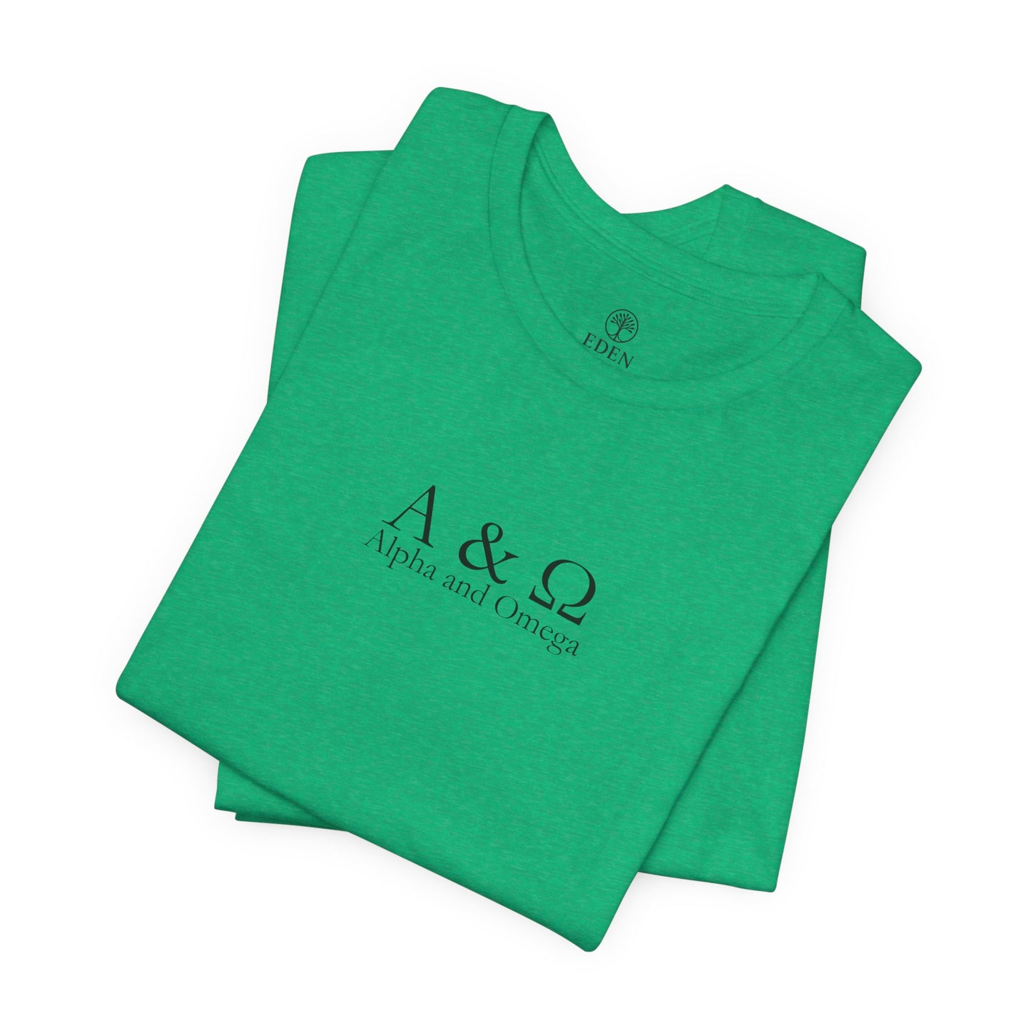 Alpha & Omega – Christian Symbol T-Shirt (Revelation 22:13)