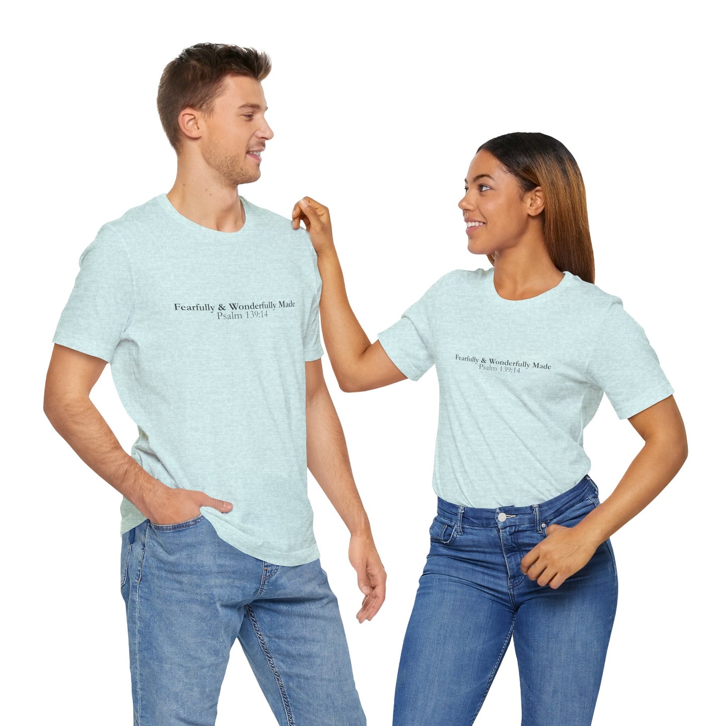 Fearfully & Wonderfully Made – Christian Minimalist T-Shirt (Psalm 139:14)