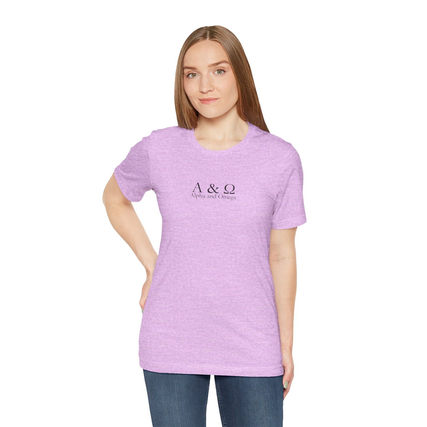 Alpha & Omega – Christian Symbol T-Shirt (Revelation 22:13)