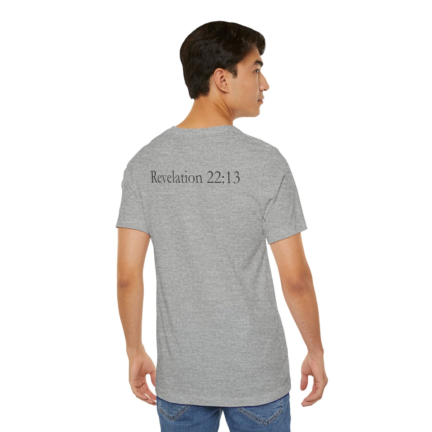 Alpha & Omega – Christian Symbol T-Shirt (Revelation 22:13)