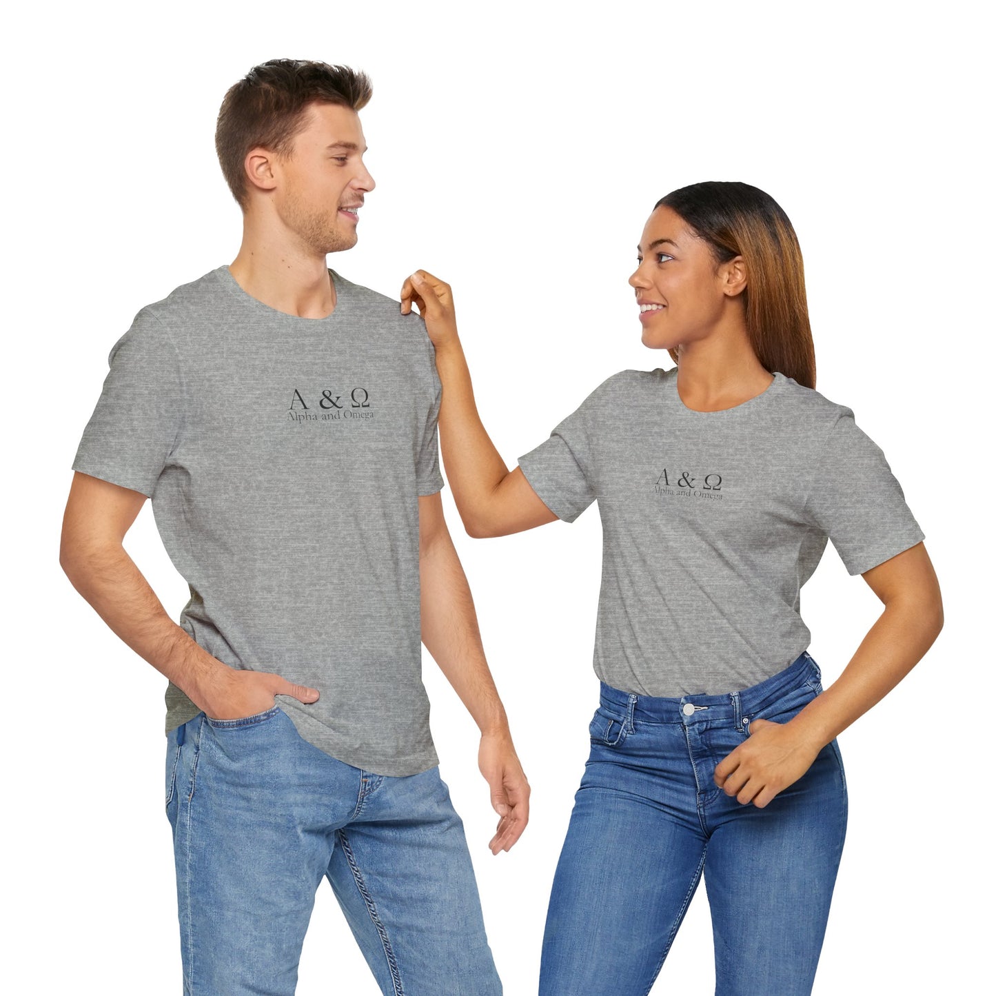 Alpha & Omega – Christian Symbol T-Shirt (Revelation 22:13)
