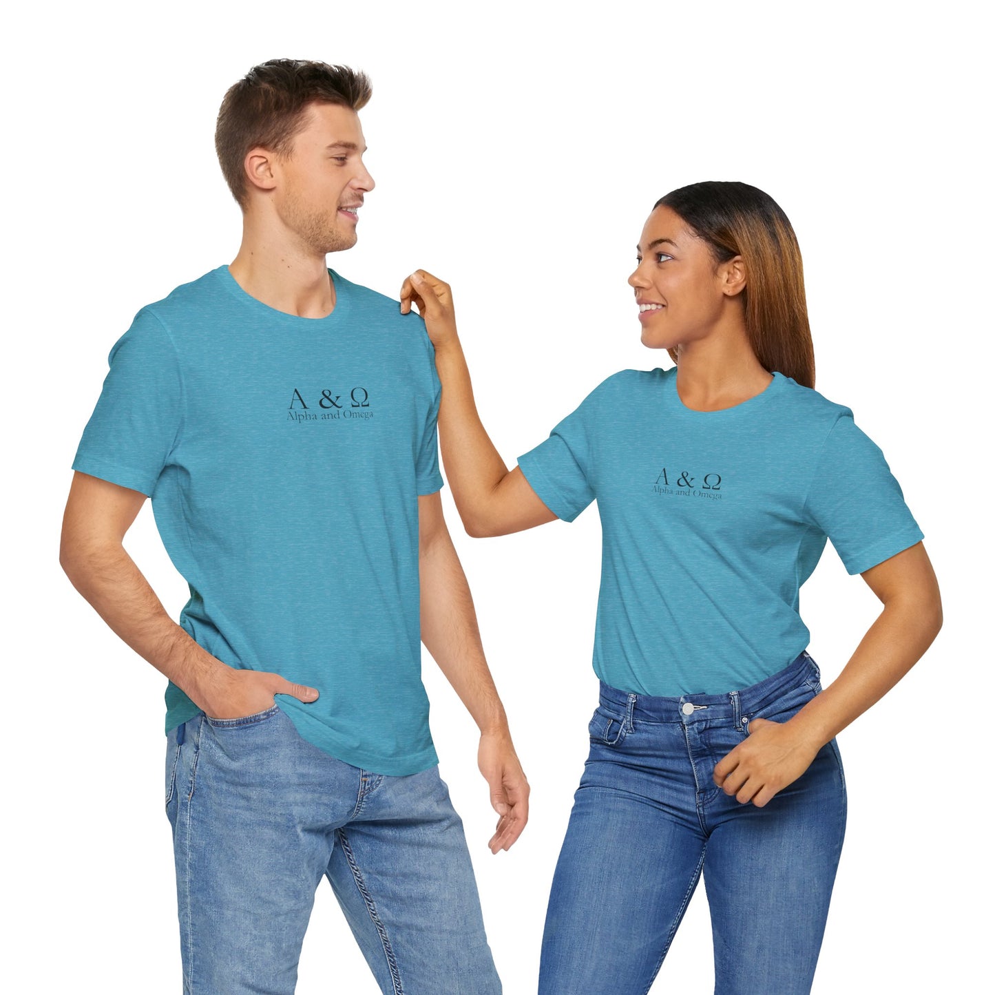 Alpha & Omega – Christian Symbol T-Shirt (Revelation 22:13)