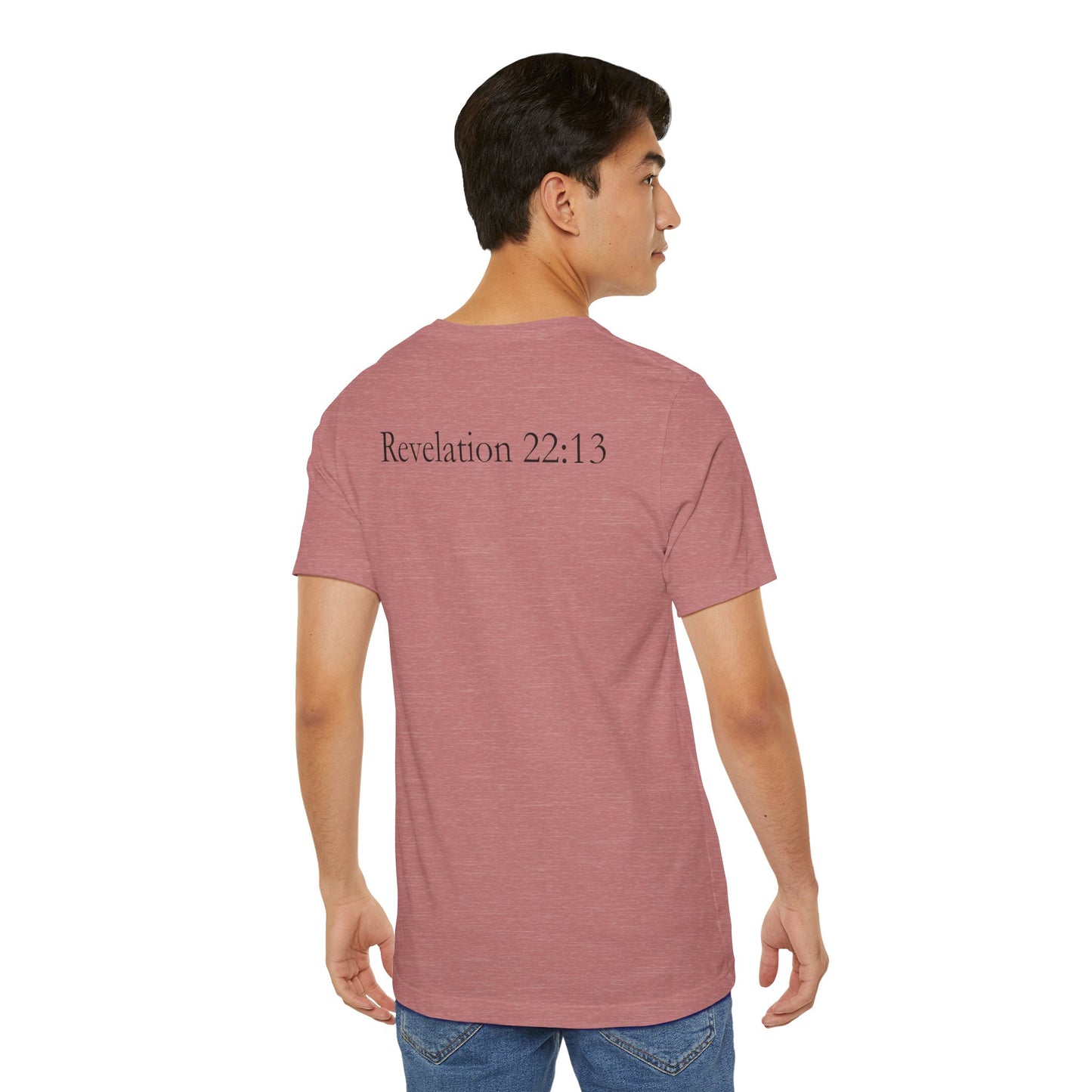 Alpha & Omega – Christian Symbol T-Shirt (Revelation 22:13)