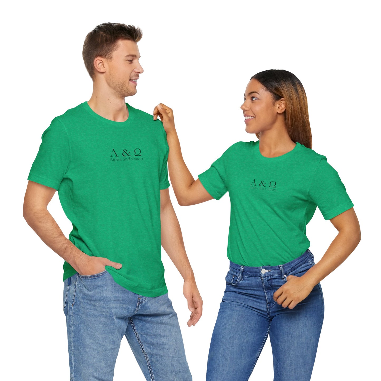 Alpha & Omega – Christian Symbol T-Shirt (Revelation 22:13)