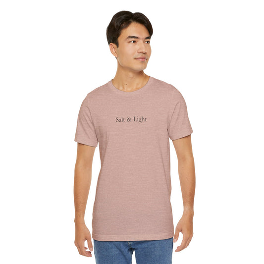 Salt & Light – Christian Candle T-Shirt (Matthew 5:13–16)