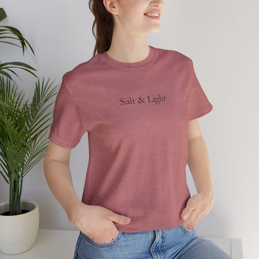 Salt & Light – Christian Candle T-Shirt (Matthew 5:13–16)