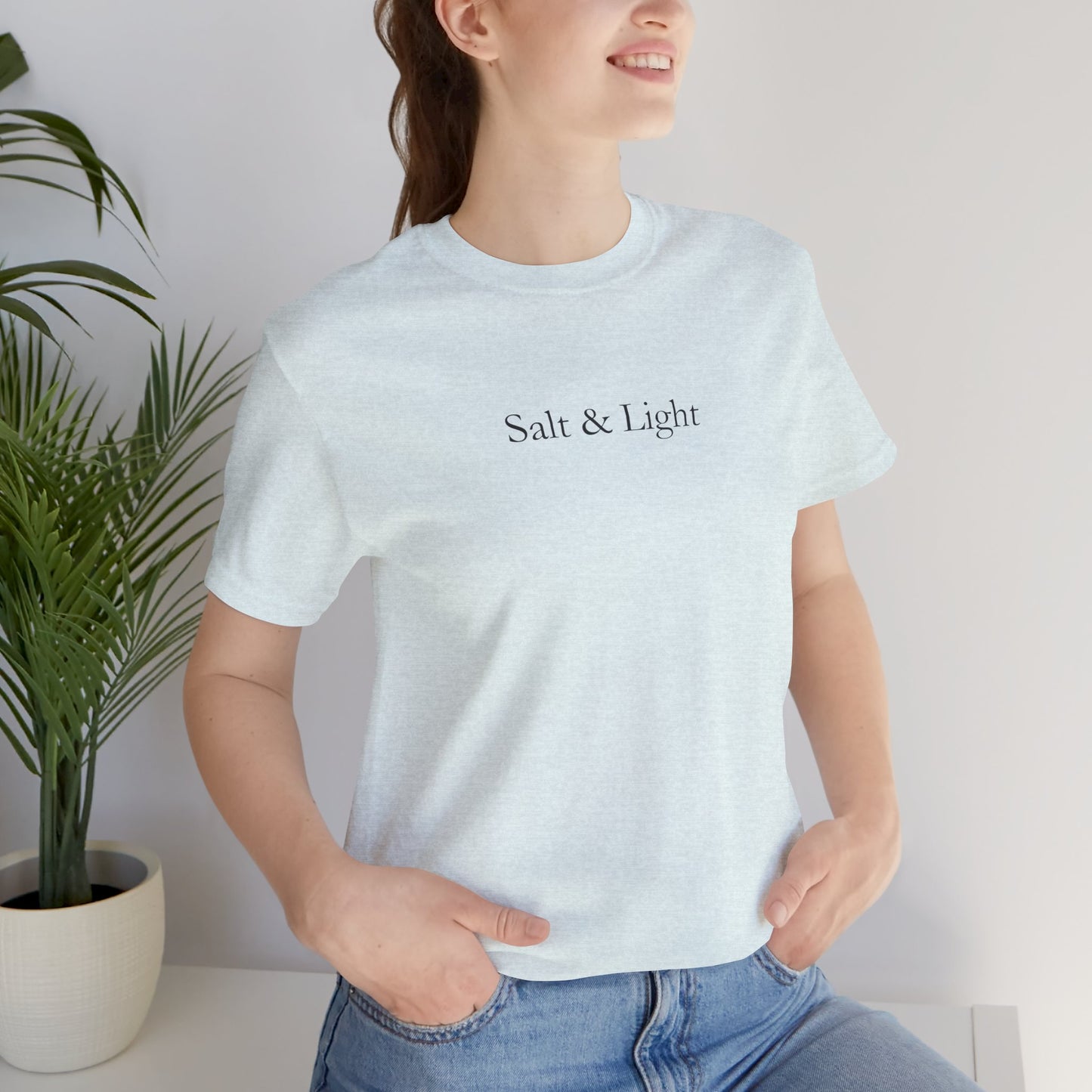 Salt & Light – Christian Candle T-Shirt (Matthew 5:13–16)