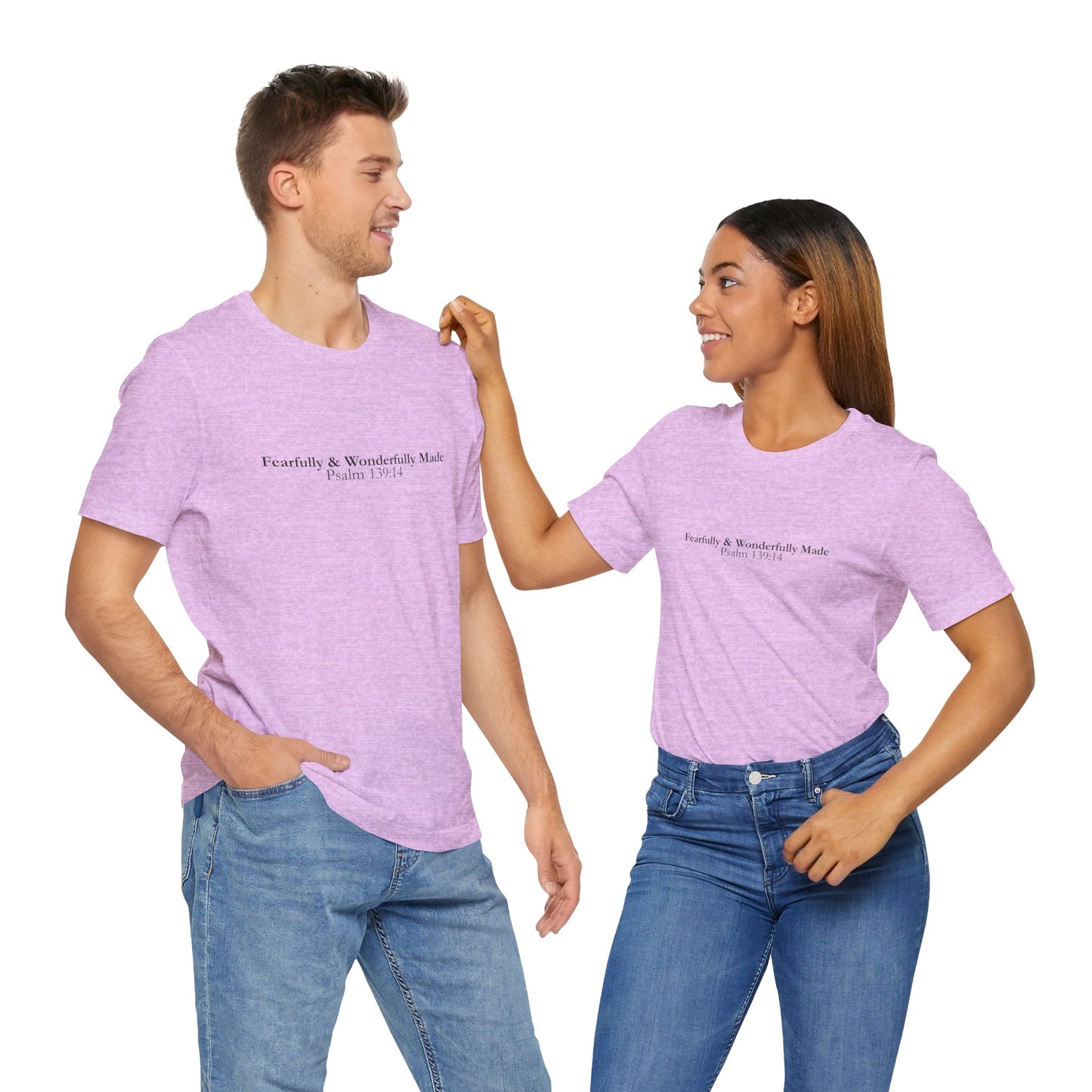 Fearfully & Wonderfully Made – Christian Minimalist T-Shirt (Psalm 139:14)