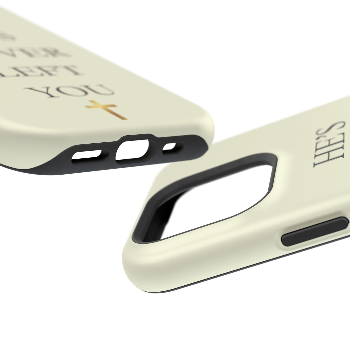 He’s Never Left You – Minimalist Christian Phone Case