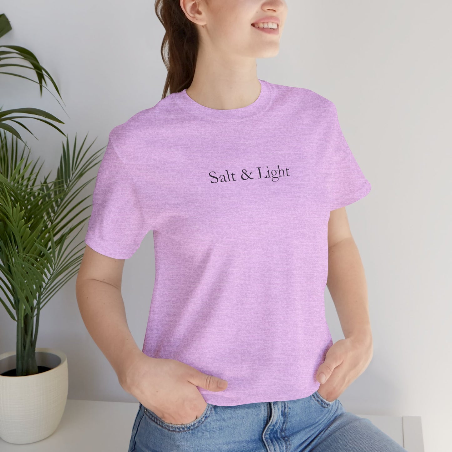 Salt & Light – Christian Candle T-Shirt (Matthew 5:13–16)