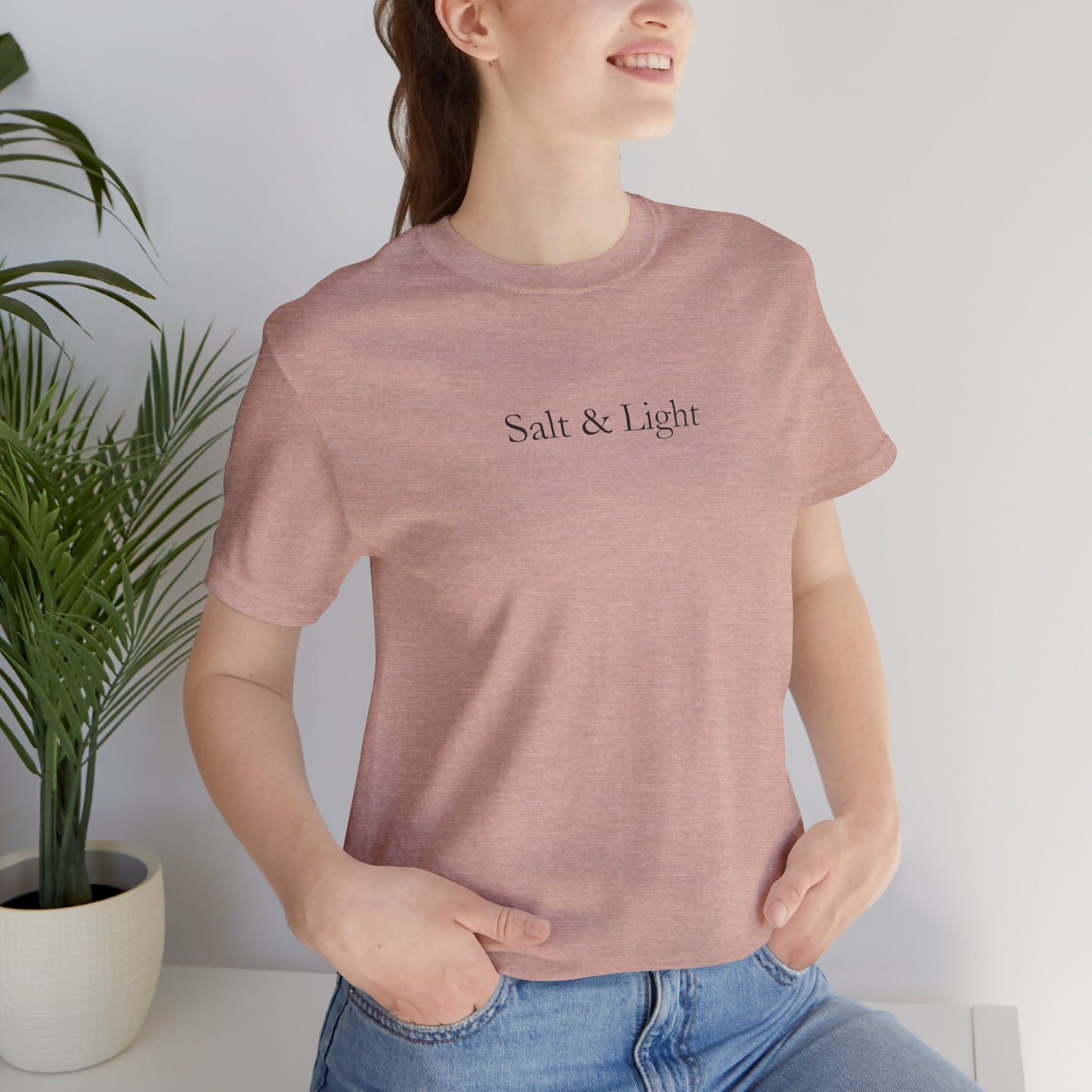 Salt & Light – Christian Candle T-Shirt (Matthew 5:13–16)