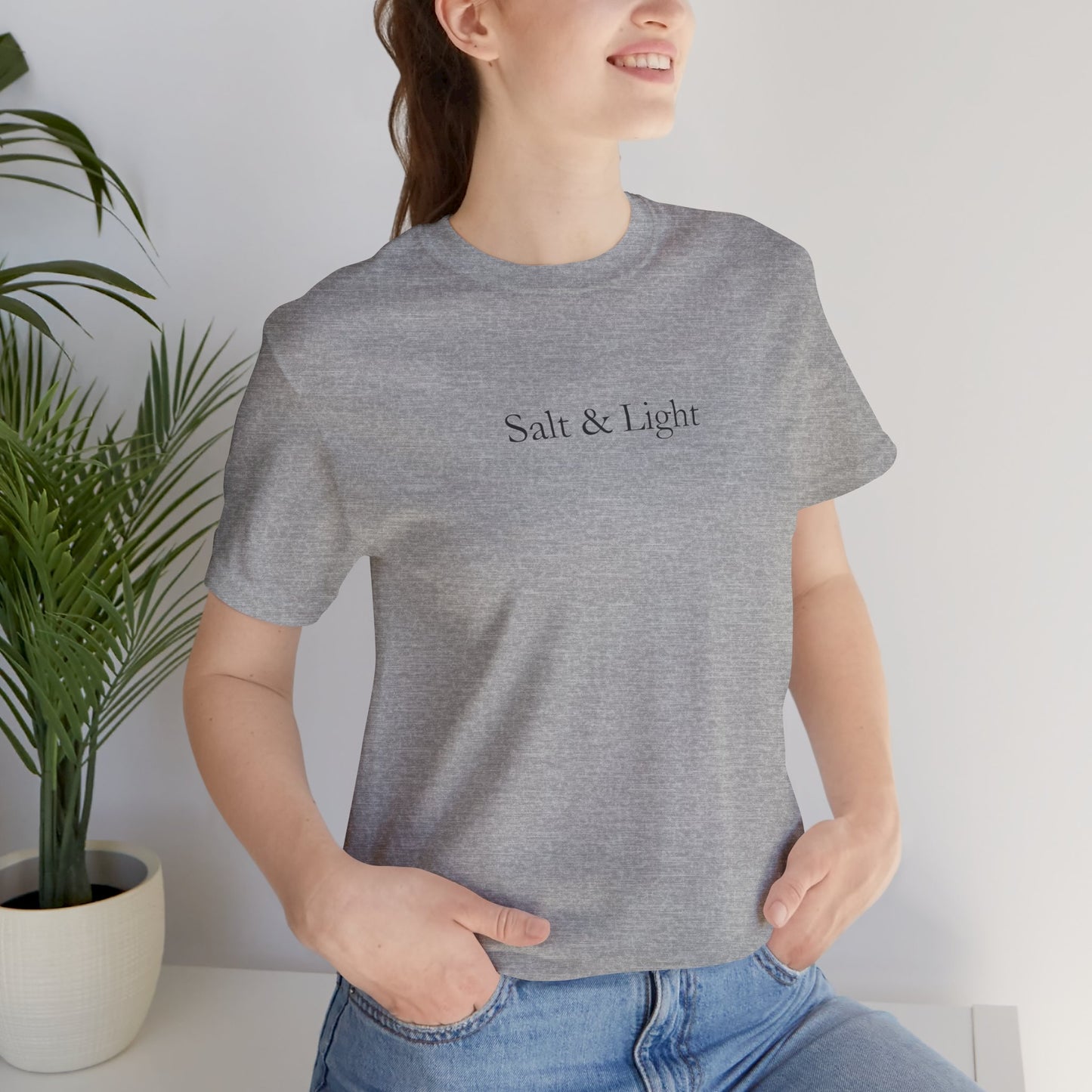 Salt & Light – Christian Candle T-Shirt (Matthew 5:13–16)